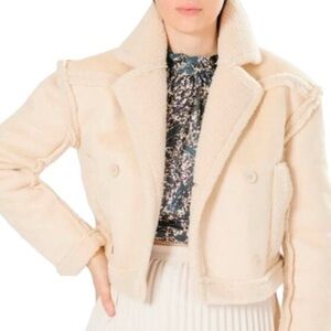 AREA STARS Aurora Faux Shearling Women’s Bomber Jacket multiple sizes NWT